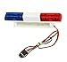 RC Car Police Lights Bright Rectangle LED Flashing Lights for 1/8 1/10 Model RC Cars Trucks