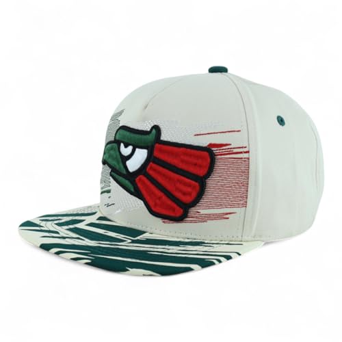 Image of Hecho En Mexico Eagle 3D Embroidered Flat Bill Snapback Cap