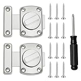 【Large application】 Ce boulon rotatif convient aux chambres familiales, portes, garages, jardins, salles de bains, placards, cuisines, bureaux, hôtels, etc.