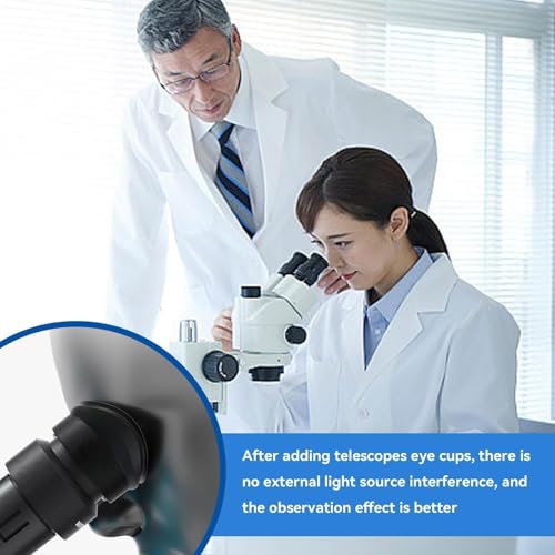 Copas para ojos binoculares de 27mm de goma plegable para oculares 5