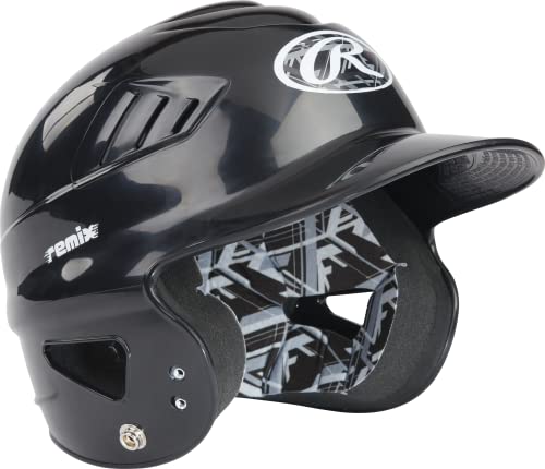 image for Rawlings | REMIX Batting Helmet Series | T-Ball | Black, Black - REMIX