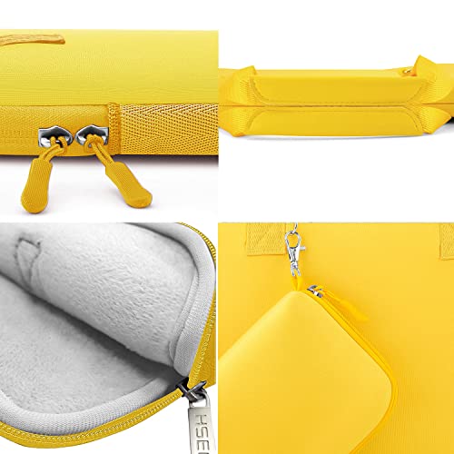 Image of Hseok Laptop Sleeve 13.3-14 inch Case with Small Pouch, Neoprene Computer Bag Compatible with MacBook Neo /Pro 14 M5 /M4 /M3 /M2 /M1, Mac Air /Pro 13.3, XPS 14 and Most 13-14 inch Notebooks,Y02L01