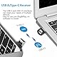 USB/Type-C 2-in-1 Wireless Presenter Aufla-dbarmit Hyperlink Lautstärkeregler, 2.4Ghz Powerpoint Fernbedienung Pointer für Präsentationen Klicker, Kabelloser Präsenter für Mac Laptop