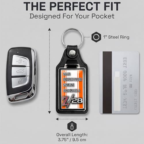 Image of Brotherhood Car Key Chain for Camaro - Classic Models Keychain for Men and Women Gift Key Ring - -