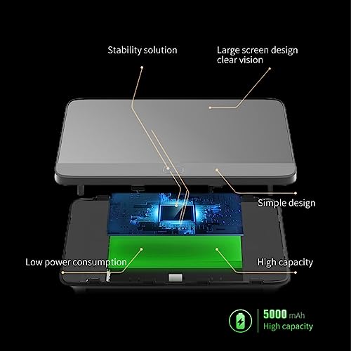 CUDDIKAJI Campainha LCD de 4,3 polegadas Olho mágico da porta de 160 graus Visualizador digital Câme