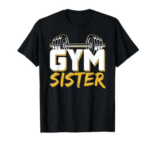 Divertente regalo Gym Sister. Palestra: un'idea di design divertente su treno e sollevamento pesi, ma anche bodybuilding più allenamenti.