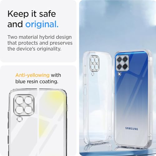 Image of Jkobi Back Cover for Samsung Galaxy M62 (Silicone Clear Shockproof Case with Camera Protection | Soft and Flexible | Transparent)