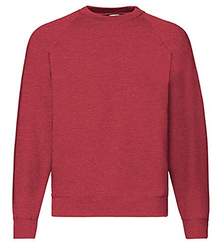 Fruit of the Loom Men's Sweatshirts, M, L, XL, XXL, 3XL, 4XL, also as Sets, M, L, XL, XXL, 3XL, 4XL, Vintage Red, M