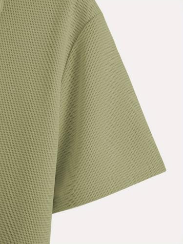 Image of TAGDO Men's Premium Waffle Knit Regular fit T-Shirt || Mens Tshirt (2018)