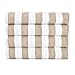 Arkwright California Cabana Stripe Beach Towel - Pack of 4, Large Soft Quick Dry Cotton Terry Towels Set for Pool, Swim, and Hot Tub, Oversized 30 x 70 in, Beige