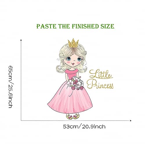 Vinilo Decorativo Princesa Rosa para Pared 30 cm x 90 cm miniatura 6