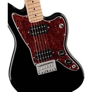 Squier Mini Jazzmaster – Guitare électrique – Noire - Les Beatles, Paul McCartney, John Lennon, RIngo Starr, George Harrison Squier Mini Jazzmaster - Guitare électrique - Noire – Image 3