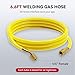 ARCCAPTAIN Nitrogen Regulator with 6.6FT Hose, 0-600 PSI Delivery Pressure, 1/4'' Male Flare Outlet Connection and CGA580 Inlet Connection Gauges
