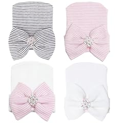 4 Pack Hat: Pink & Grey White & Pink + White & White