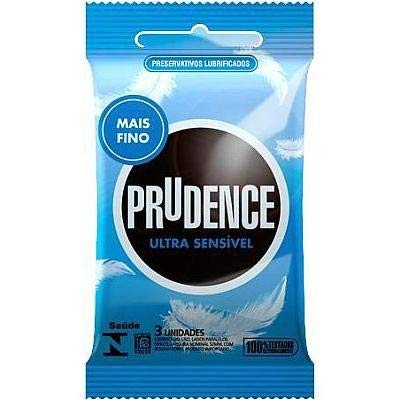 Preservativo Prudence Mais Fino Ultra Sensível - 3 Unidades