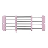 GOURMETmaxx Abtropfgitter ausziehbar in Rosa