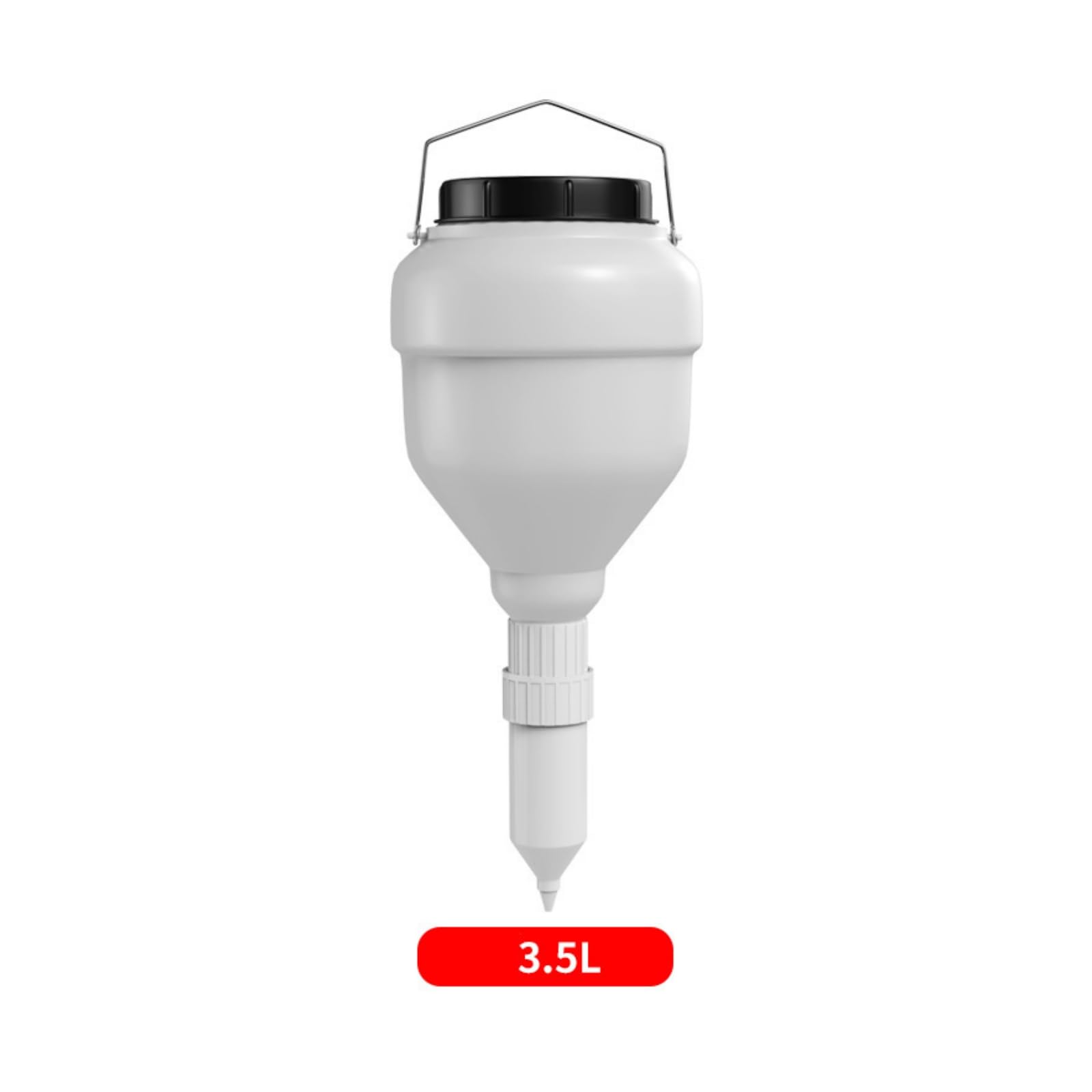 Colcolo Botella Colgante para Condimentos, Redondo, 3,5 L, Botella Exprimible Colgante Para Salsas, 3,5 L