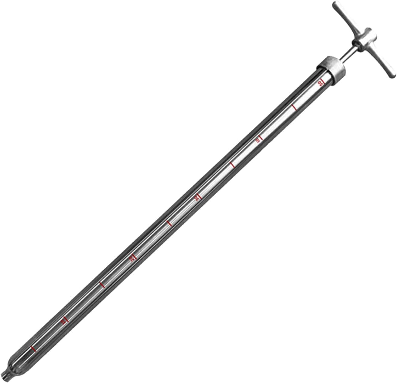 Adtzpc Liquid Sampler Tube, 304 Stainless Steel Drum Thief Sampler with Accurate Scale, High Temperature and Corrosion Resistant, Ideal for Schools, Laboratories, and Environmental Sampling