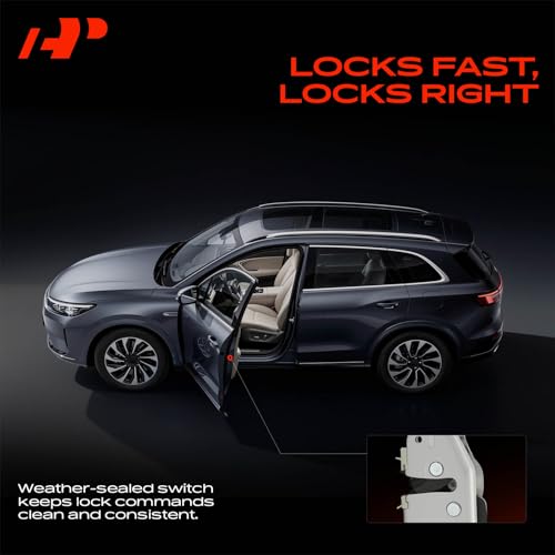 Image of A-Premium Door Lock Latch with Cable Compatible with Ford Vehicles - for F-150 F150 2009-2014 - Rear Lower Right, Replace# 9L3Z18264A00A