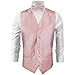 Produktbild Paul Malone Hochzeitsweste mit Fliege Altrosa barock - Herren Hochzeit Weste Gr. 64 5XL