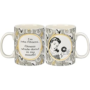 Mug Im Into Fitness Whole Donut In My Mouth