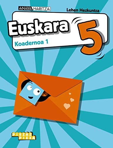 Portada de Euskara 5. Koadernoa 1.