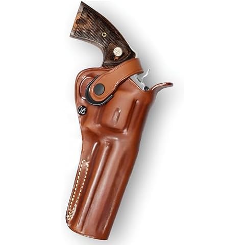 MASC Premium Leather Holster for Colt Python 357 Revolver Cover