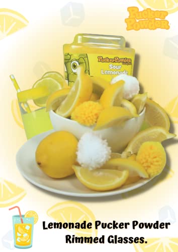 Sour Lemonade Pucker Powder Candy Art - 9.5 Oz Bottle #TOP2