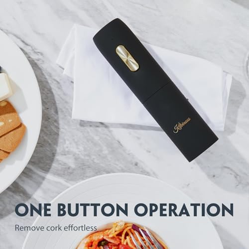 Kitvinous Electric Wine Opener Set With Charging Base, Reusable Automatic Wine Bottle Opener With Led Light thumb #1