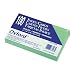Oxford Ruled Color Index Cards, 3" x 5", Green, 100 Per Pack (7321 GRE)