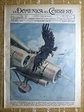 Illustrato in copertina La Domenica del Corriere 21 febbraio 1937 Caproni - Firenze - Conte Rosso