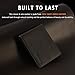Travelambo Genuine Leather Wallet for Men with Gift Box - Handmade Bifold Stylish - Mens Wallets Rfid Blocking with 2 ID Windows