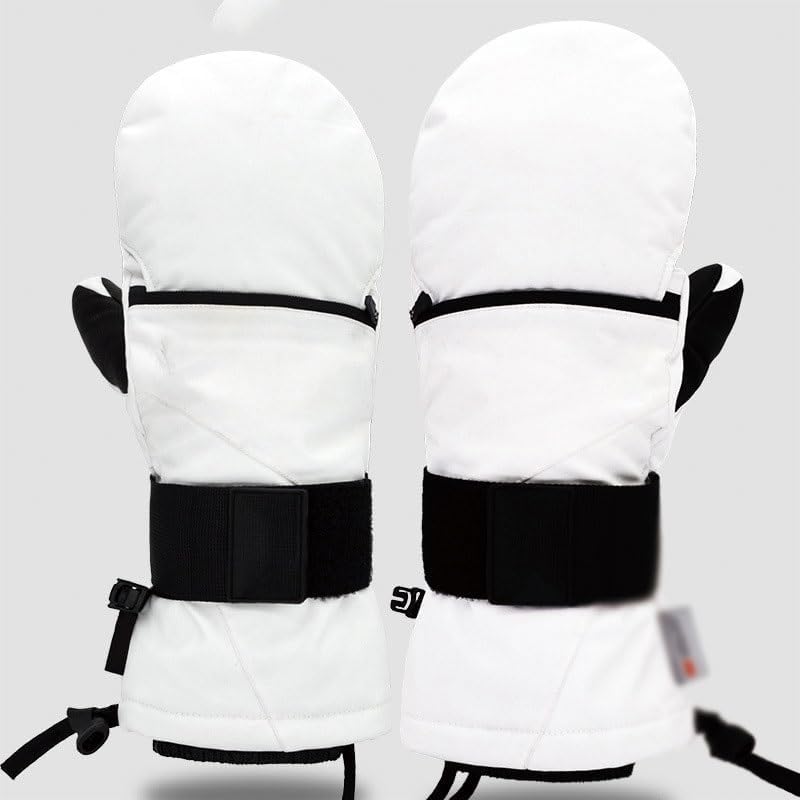 Ski Gloves Men's Women's Palm Wrist Protection Waterproof Thickened for Outdoor Sports and Daily Use