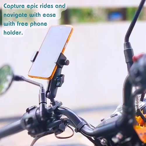 Image of Chevik Cam-Grip Action Camera Mount For Motorcycle, Bike And Bicycle With 360 Degrees Rotatable (Cam-Grip (U-Mount))