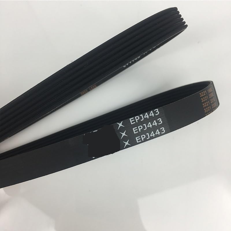 Courroie Côtelée 6 Nervures - Longueur 443 Mm, Pour Transmission, Pièces Auto/moto, Modèle EPJ443