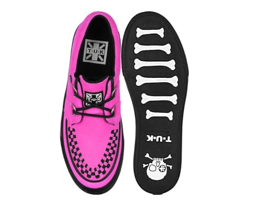 Image of TUK Suede Creeper Sneaker Shoes for Women and Men, D Ring Lace Up Shoes
