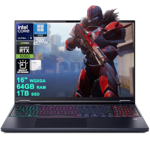Acer Predator Helios Neo 16S AI �Q�[�~���O�m�[�g�p�\�R�� 16�C���` 2560x1600 OLED 240Hz 100% DCI-P3 Intel 24�R�A Ultra 9 275HX 64GB DDR5 1TB SSD G