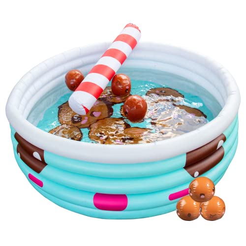 Large Inflatable 5.5FT Boba Tea Backyard Kiddie Pool, Puncture-Resistant by SCS Direct - Used condition - Image 3