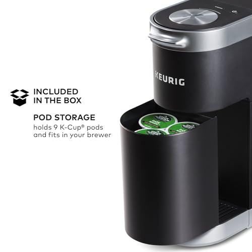 Keurig K-Mini Plus Single Serve K-Cup Pod Coffee Maker, with 6 to 12oz Brew Size, Stores up to 9 K-Cup Pods, Travel Mug Friendly, Matte Black - image 7