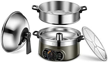 Miniatura 8 de SHUAN Vaporizador eléctrico de acero inoxidable multifunción multifunción de 10 L de gran capacidad de 1500 W