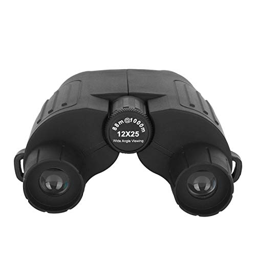 Telescópio binocular, binóculos transparentes de liga de magnésio + borracha, design ergonômico leve