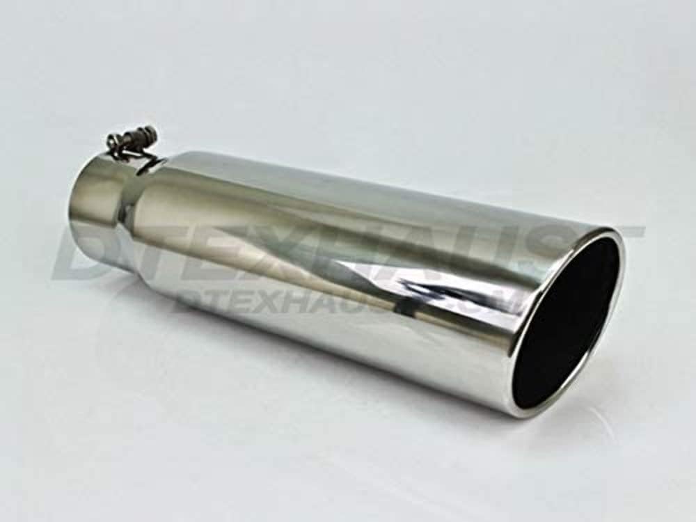 Bq9-406018Rsl Bolt-On 6.00In Rolled Slant Diesel Exhaust Tips 4.00In Id/6.00In Od