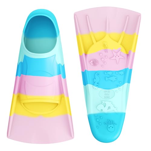Gintenco Swim Fins, Adults & Kids Swim Training Fins for Lap Swimming