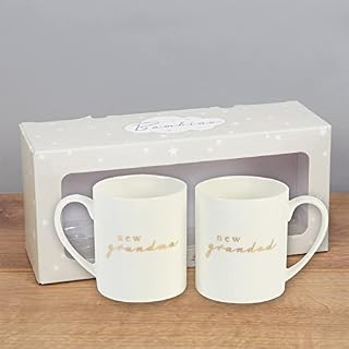 Bambino Gift Set - New Grandma & Grandad~ Two Ceramic Mug Sets