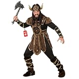 Morph Wikinger Kostüm für Herren – Nordisches Krieger-Kostüm für Karneval & Fasching, Größe XL