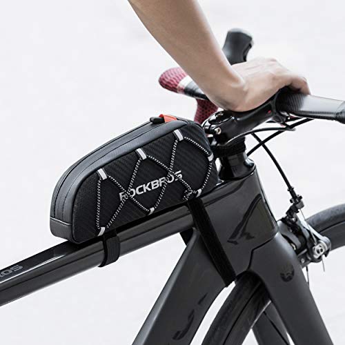 Bolsa de Bicicleta Top Tubo da Rockbros, Bolsa com Moldura Frontal, Compatível com iPhone 11 Pro Max