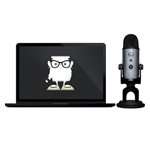 Blue Yeti Usb Mic For Recording & Streaming On Pc And Mac, 3 Condenser Capsules, 4 Pickup Patterns, Headphone Output And Volume Control, Mic Gain Control, Adjustable Stand, Plug & Play - Lunar Gray #TOP4