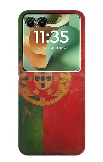 Etui clapet Portugal pour Motorola Razr+ protection cuir anti-choc ecran
