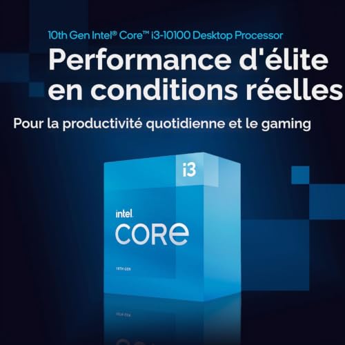 Intel Core i3 10100 processeur 3 6 GHz 6 Mo Smart Cache Boîte Neuf - vue 2