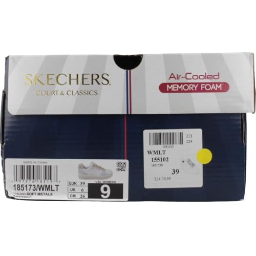 Skechers Court Classics Women's,HILAND-Soft Metals,WMLT,6.5 M US - image 8